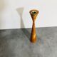 Scandinavian teak candlestick