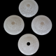 Set of 4 glass shades Clichy