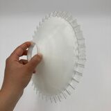 Galette opaline ondulée en verre