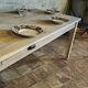 Table de ferme en chêne massif 239x89