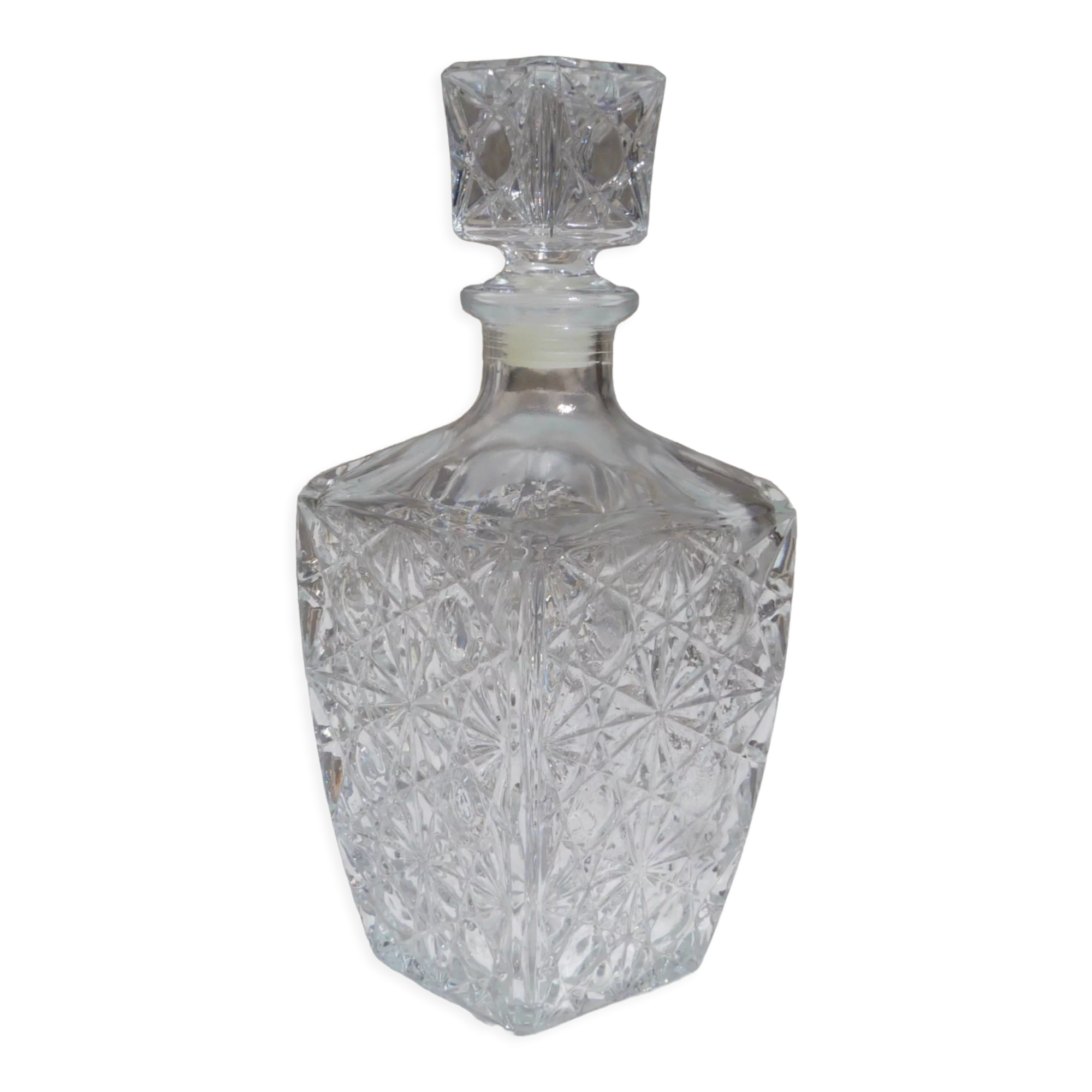 Glass whisky decanter