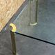 60s 70s brutalist bronze coffee table peter ghyczy coffee table space age design