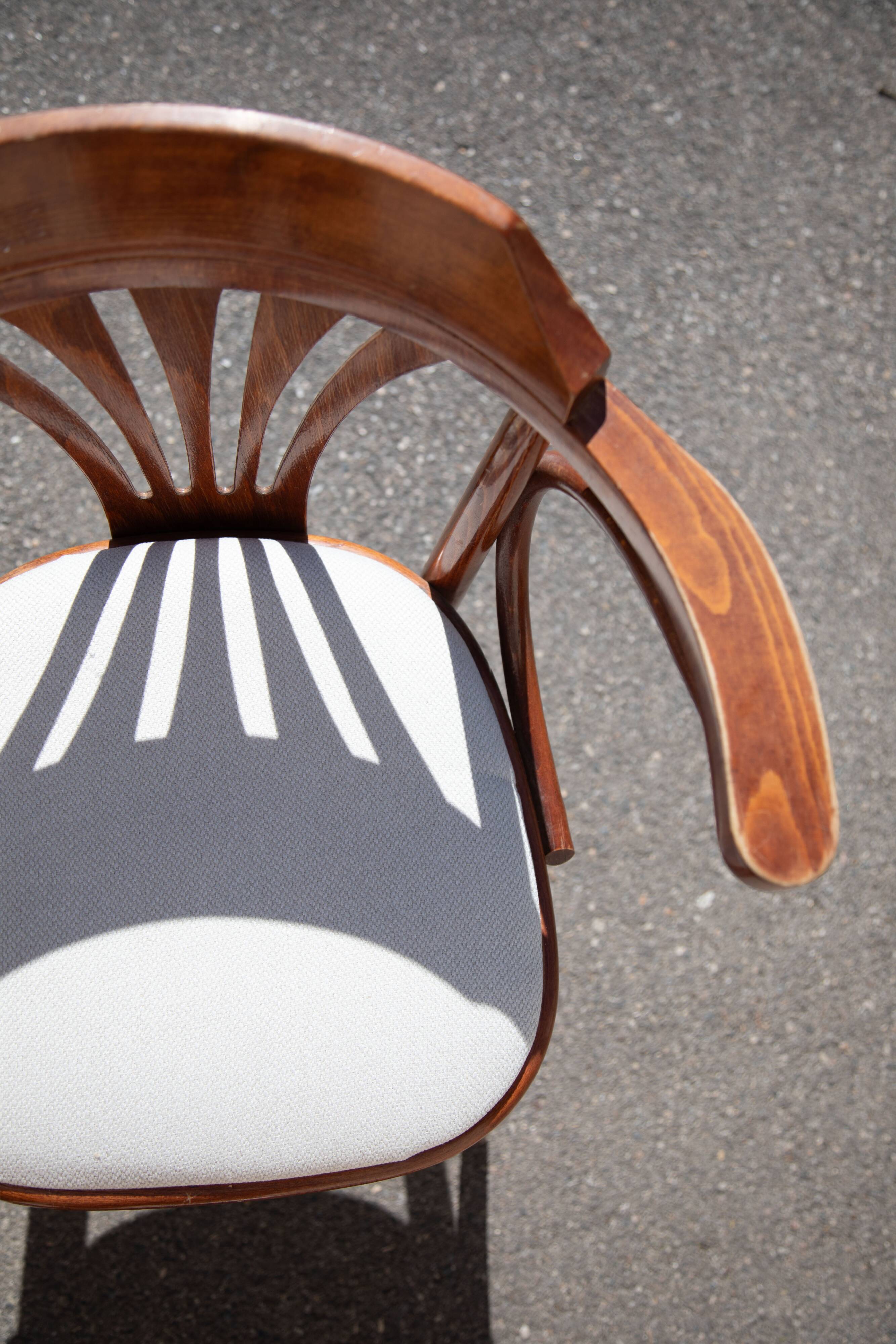 paire de chaises Bistro bois courbé