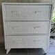 Commode rotin années 70