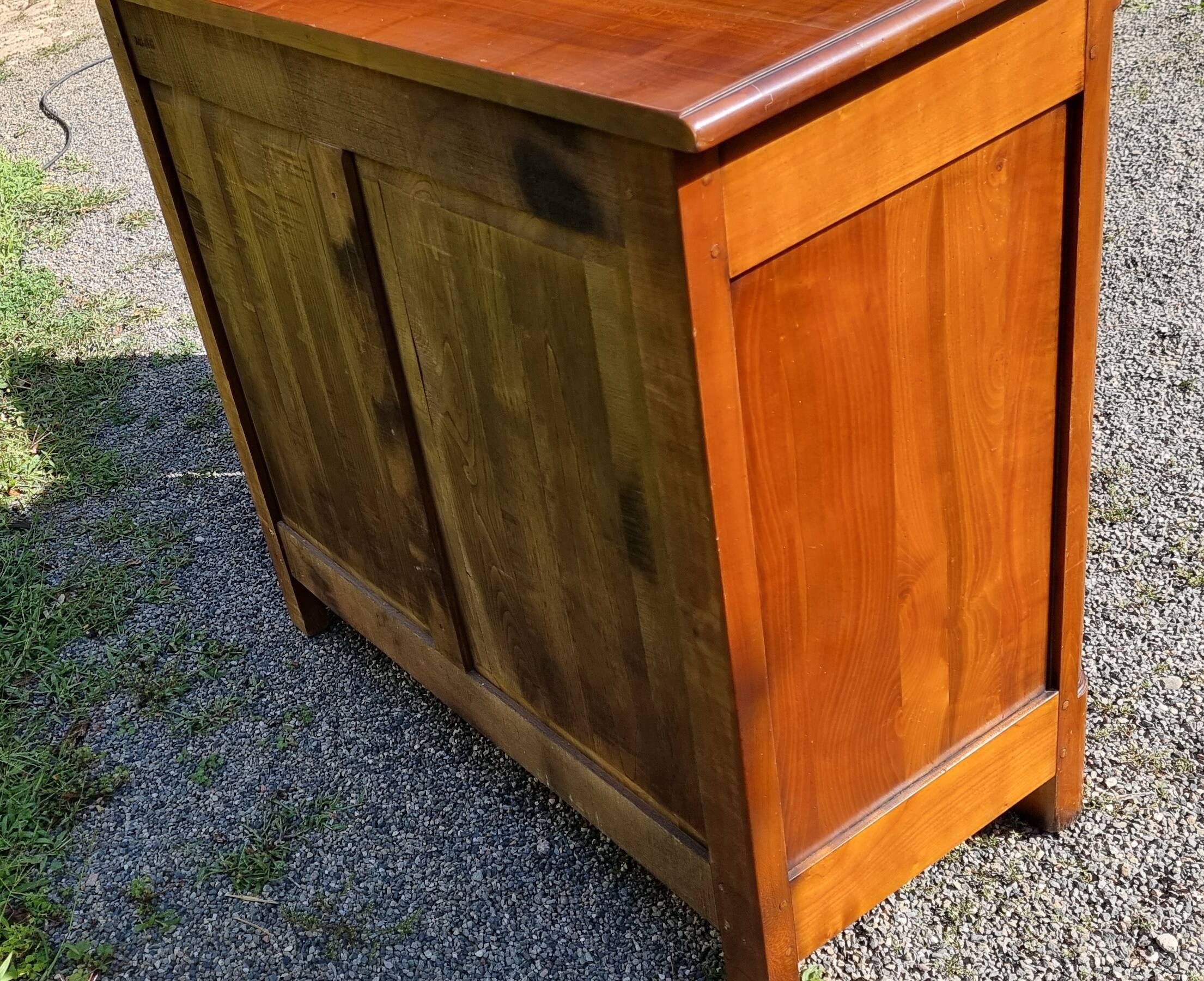 René Trotel Saint-Malo jam cupboard in solid cherry wood