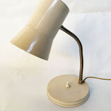 Cream metal lamp