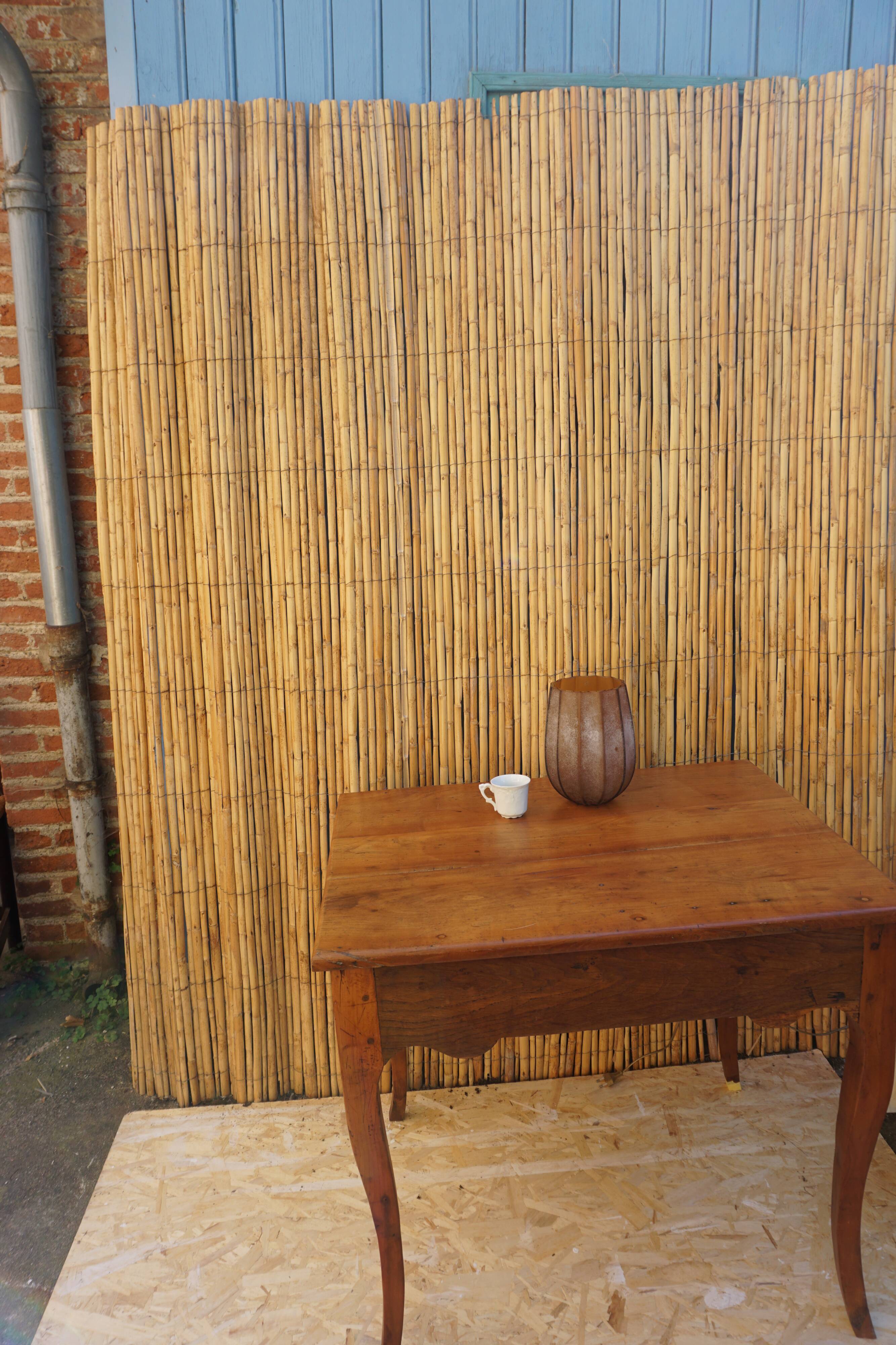 Brown frosted glass vase