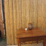 Brown frosted glass vase