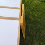 Ensemble 4 chaises style Aldo Jacober et table papillon