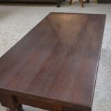 Rustic oak coffee table 1960