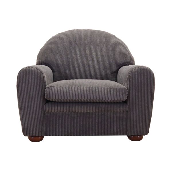 Fauteuil en velours gris, design italien, années 80, fabrication : Italie