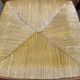 Set of 6 Provençal Louis XV chairs in solid oak with straw seats 198