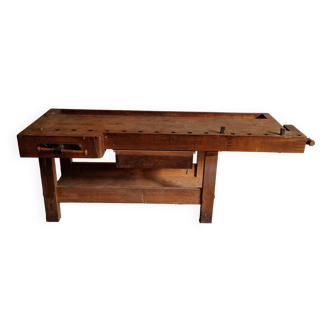 Old workbench with drawer