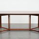 Beautiful and extendable Art Deco design dining table for 6 to 8 people