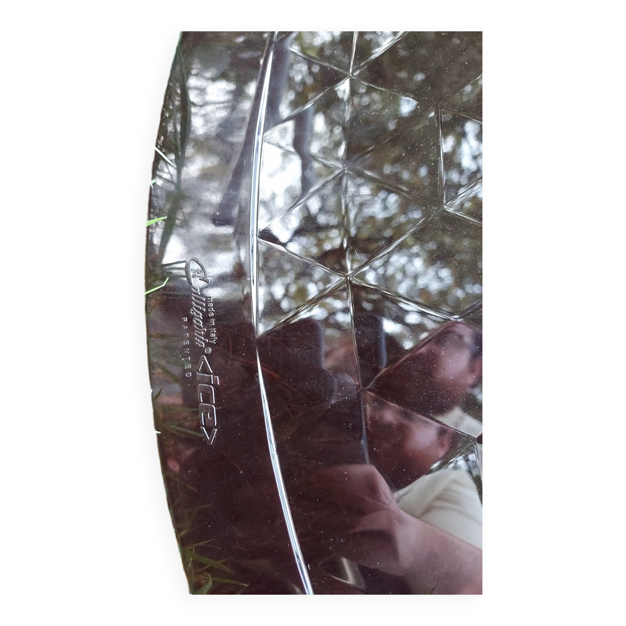 Set of 4 Calligaris ice chairs