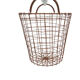 Copper metal paper basket