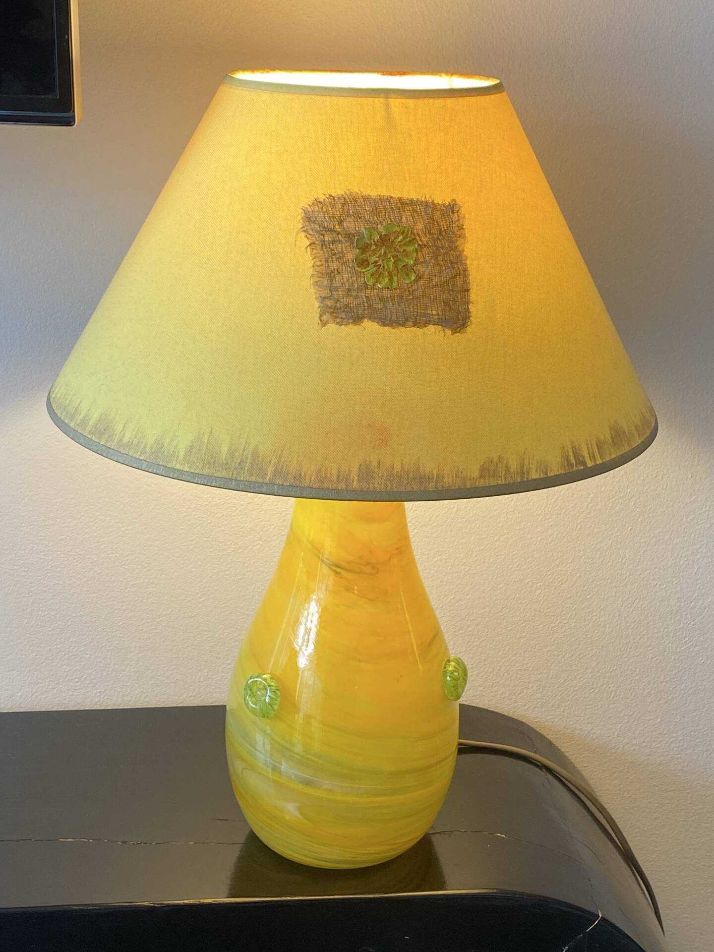 Lampes Murano en duo vintage années 90 / 2000