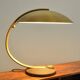 Mid century art deco / bauhaus brass table lamp by egon hillebrand 60s