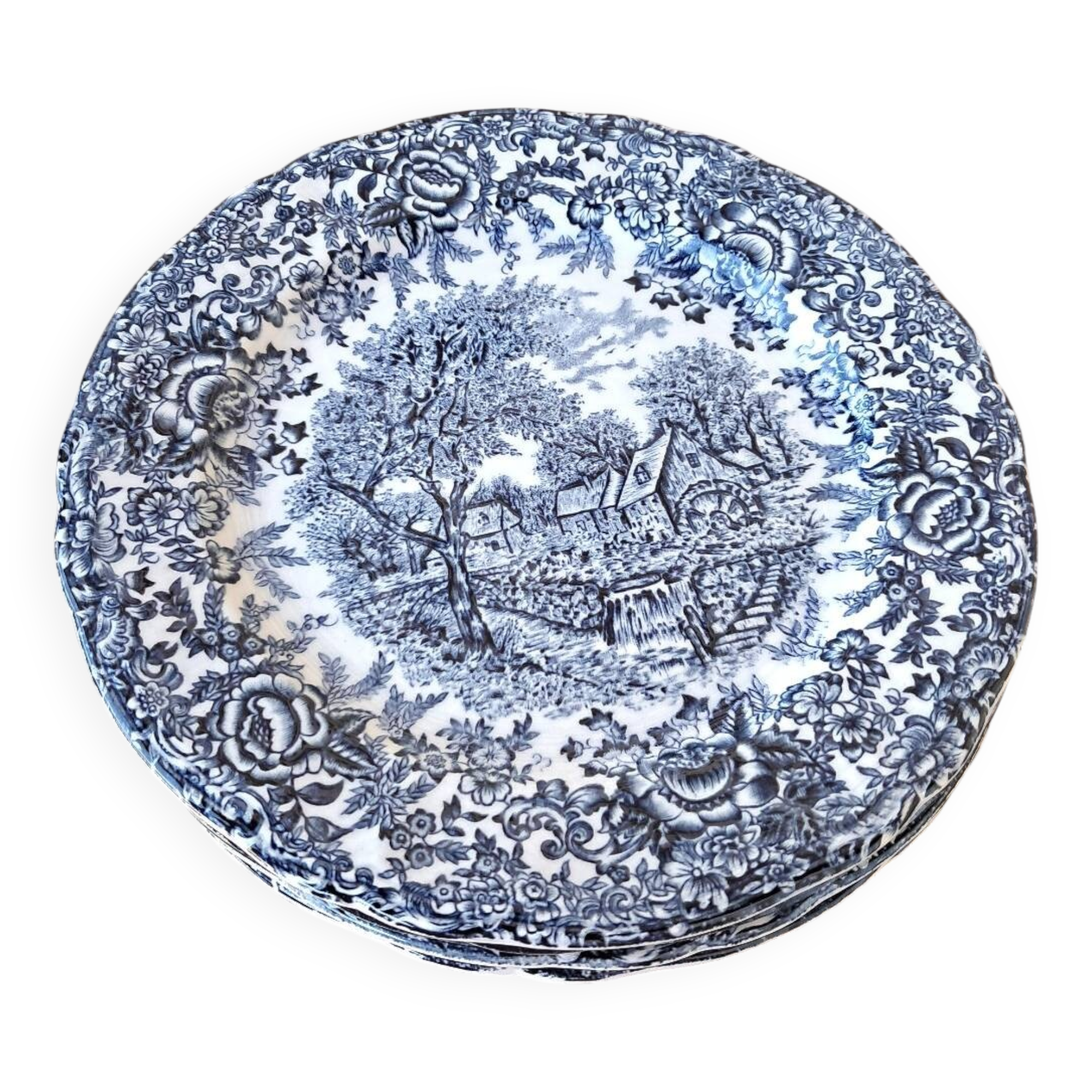 Antique dessert plates