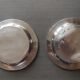 Pair of silver metal bottle underwear punched Art Deco - 1930s