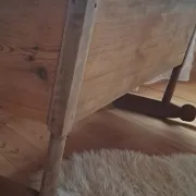 Antique pine cradle