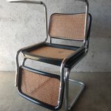 Set of 4 vintage Cesca B32 Marcel Breuer chairs