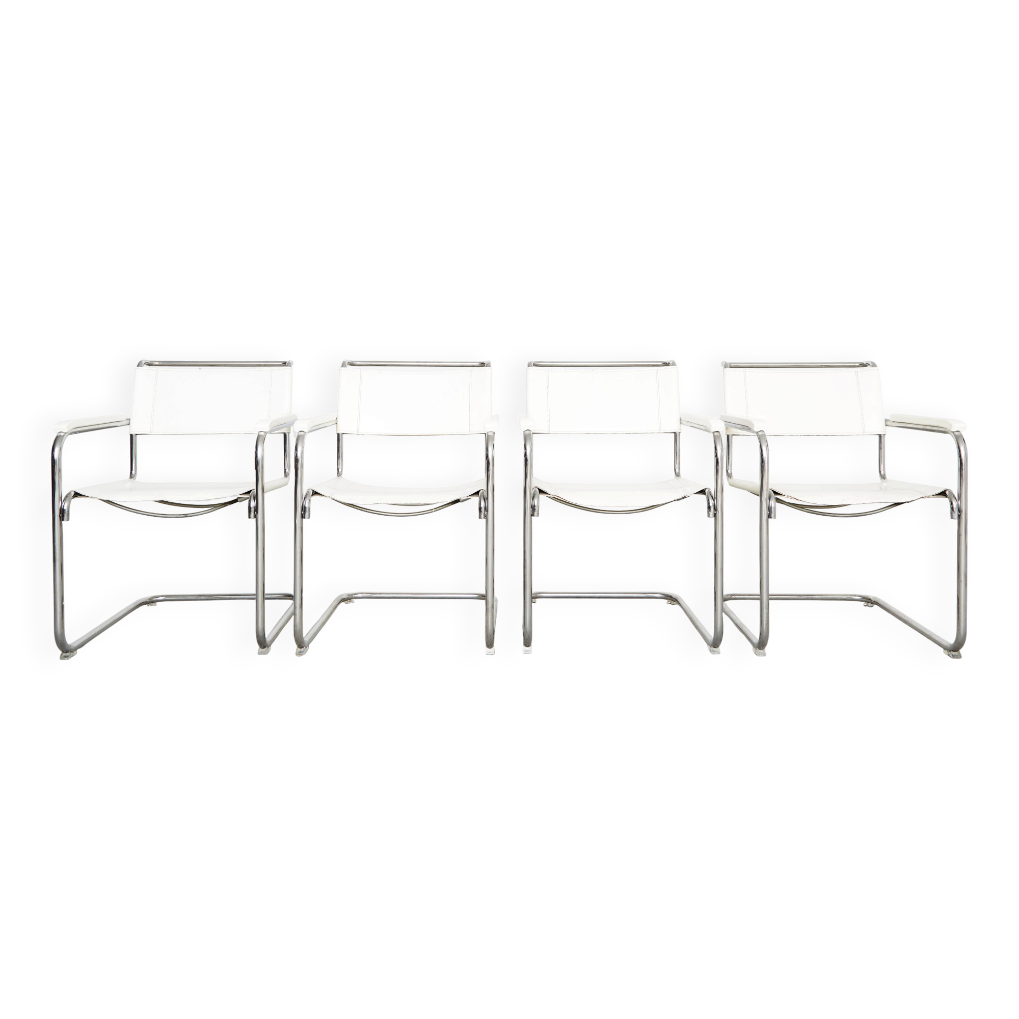 Set of 4 Mart Stam Cantilever S34 for Thonet