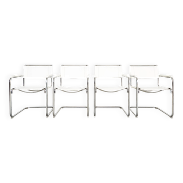 Set of 4 Mart Stam Cantilever S34 for Thonet