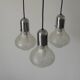 Cascade lamp with 3 glass and chrome shades by WILA, 1960s, Germany