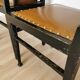 Set of 3 Vintage Dining Chairs: High Back, Leather Seat, Nailhead Trim