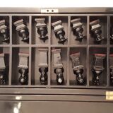 Chess in chinese lacquer red and black, chinese parts