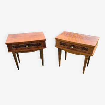 Pair of vintage bedside tables