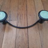 Vintage black and sage green design coat hook