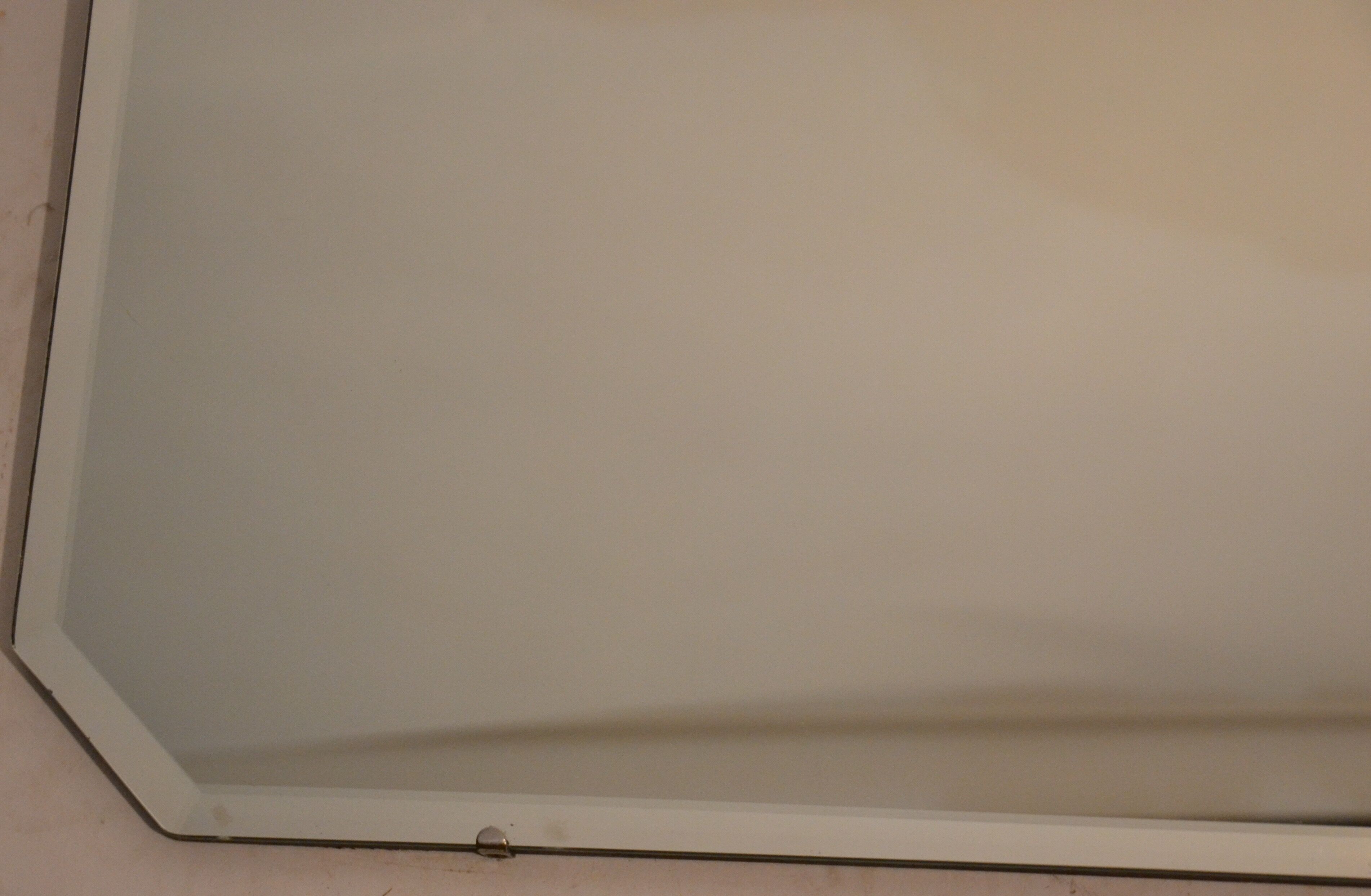 Beveled mirror 50s 69 x 40 cm