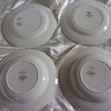 Set of 4 plates Digoin Sarreguemines