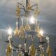 Ancien lustre en verre de Murano