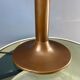 Brown and white Space Age Mid-Century mushroom table lamp