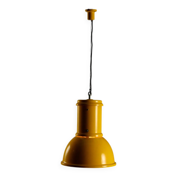 Suspension vintage en métal laqué design Italie années 1970