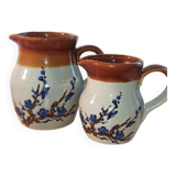 Stoneware pitcher set