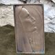 Plaque bronze de la vierge marie par max le verrier