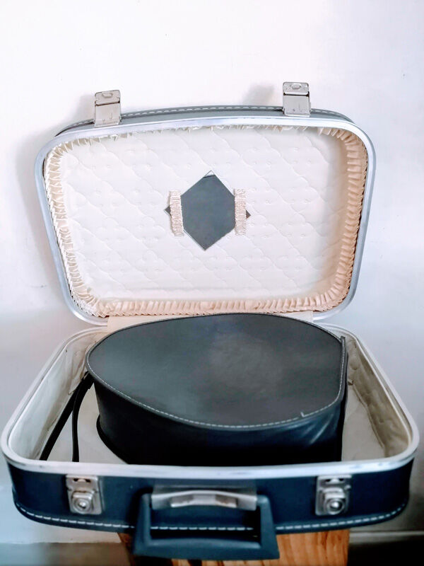 Suitcases hostess air gray
