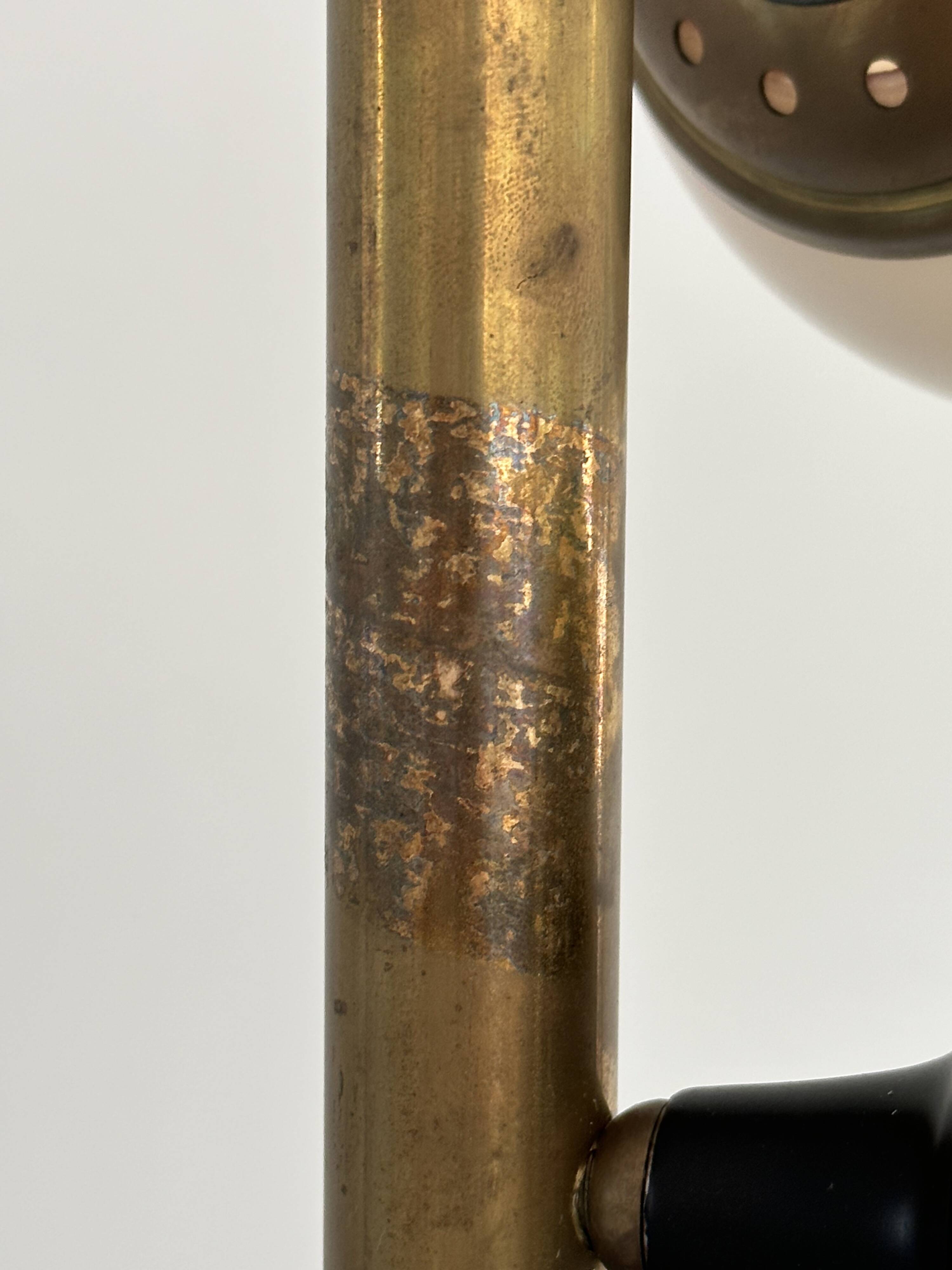 Designer floor lamp model 'galassia' stilnovo style, italy