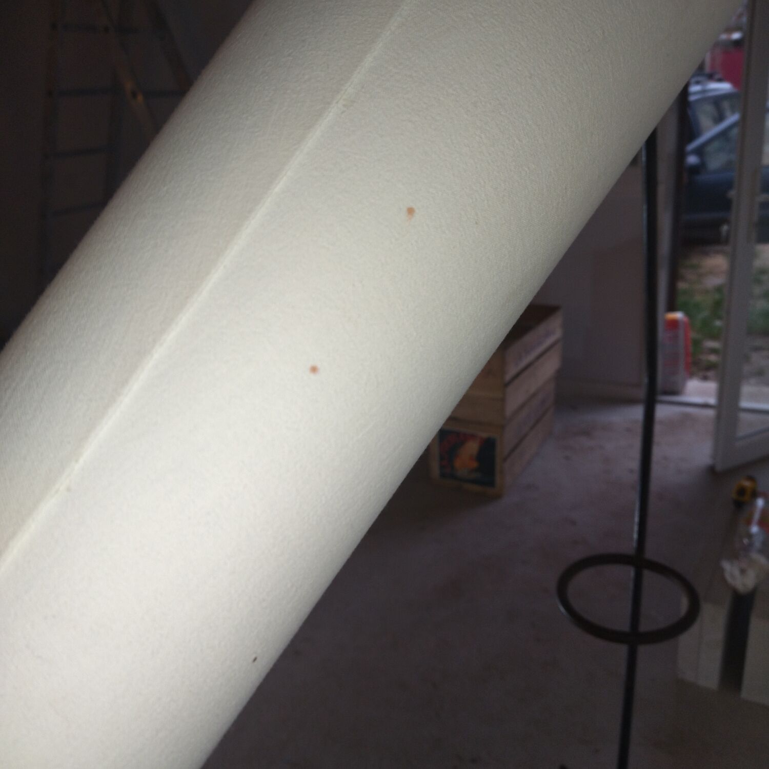 Floor lamp plant holder metal 50s