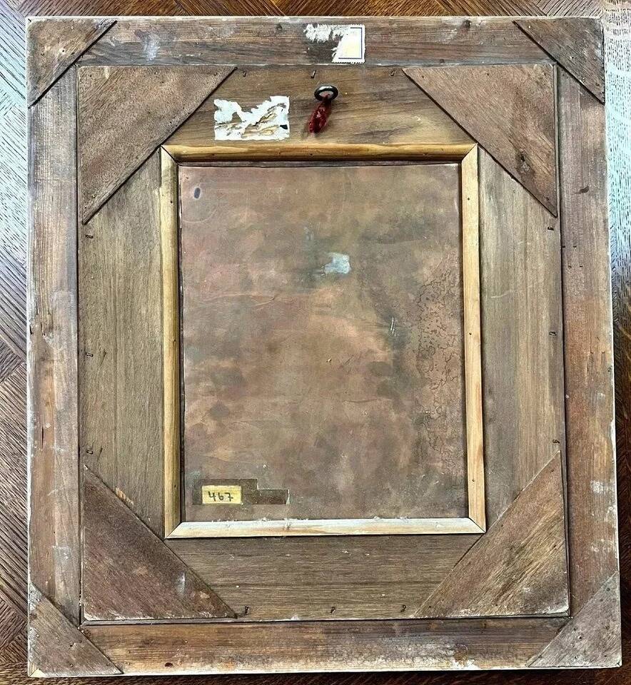 Flemish School of quality from the 19th century: Painting of a lively port scene