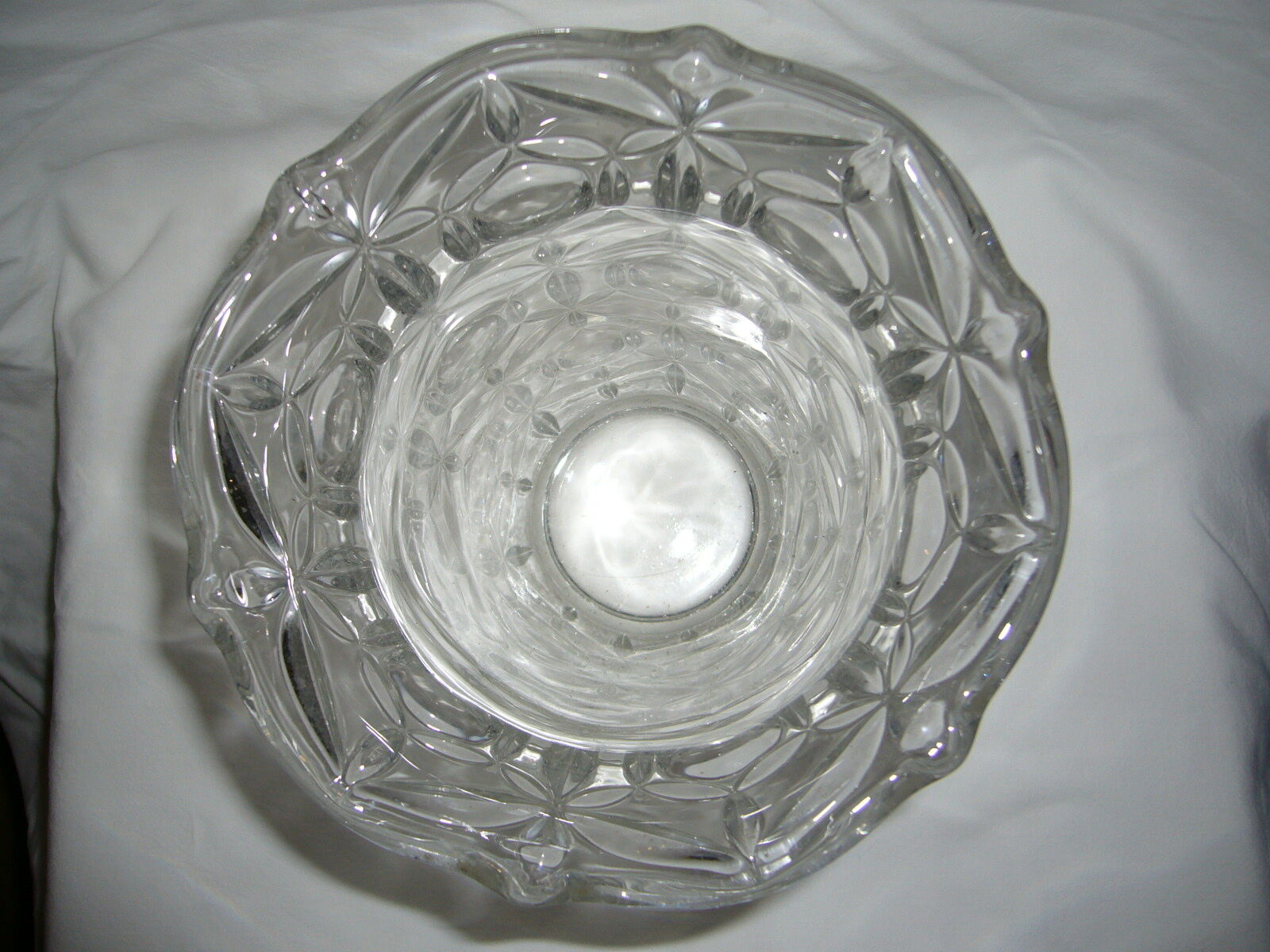 Vintage glass vase