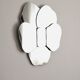 Removable wall mirror, circa 1970 68x76cm