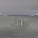Very impressive Dutch design large coffee table in acrylic