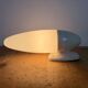 Industrial White Bakelite Wall Light with Milk Glass, 1950s