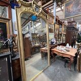 Large antique castle mirror