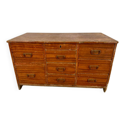 Meuble de métiers de commerce à 9 tiroirs